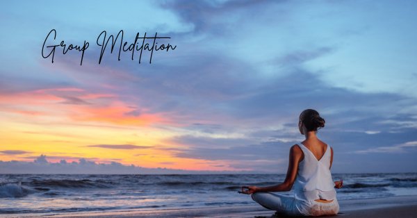 Blue and White Mindfullness Meditation Music YouTube Thumbnail (600 x 314 px)